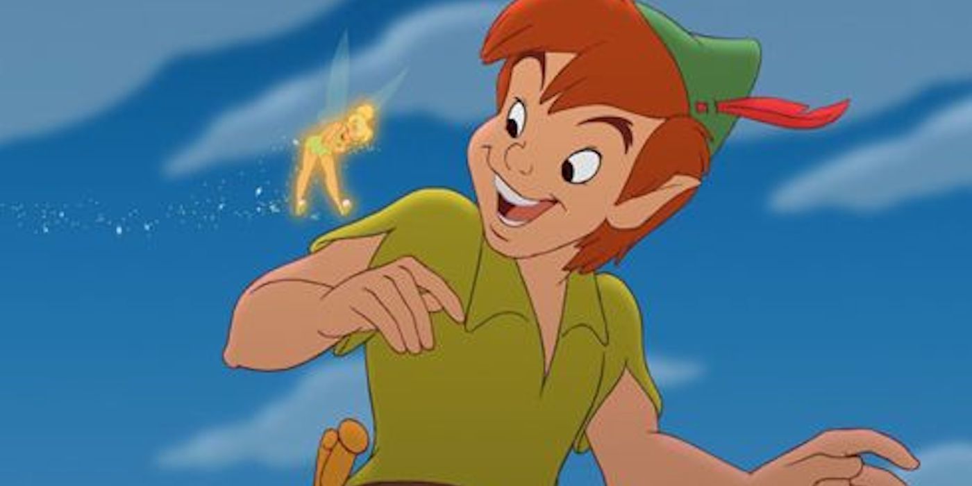 Peter Pan and Tinker Bell in Disney's Peter Pan