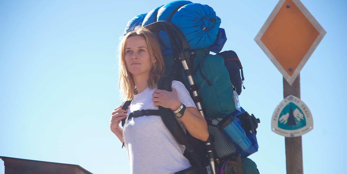 Reese Witherspoon Hiking in WIld