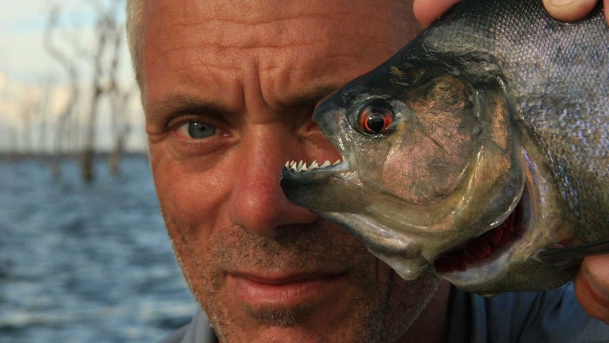 Jeremy Wade in a promotional shot for River Monsters. 
