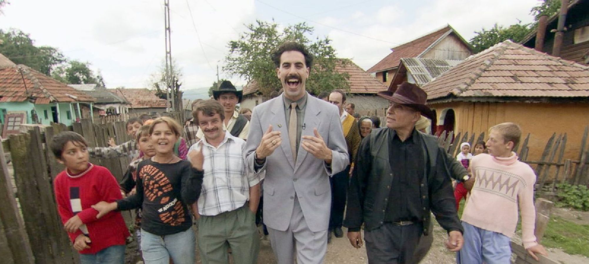 Sacha Baron Cohen as Borat in Borat