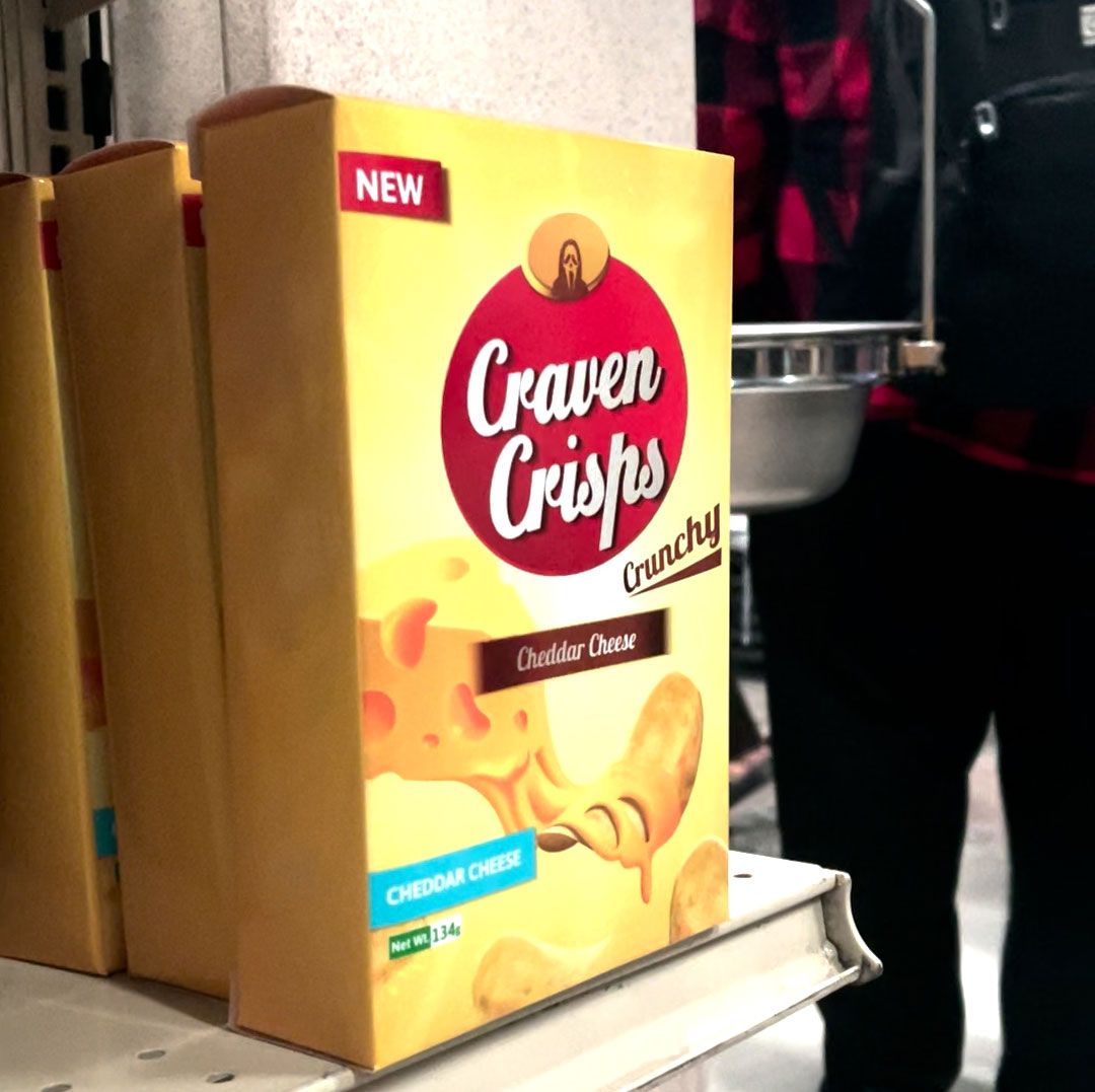 Craven Crisps at the Scream VI Experience