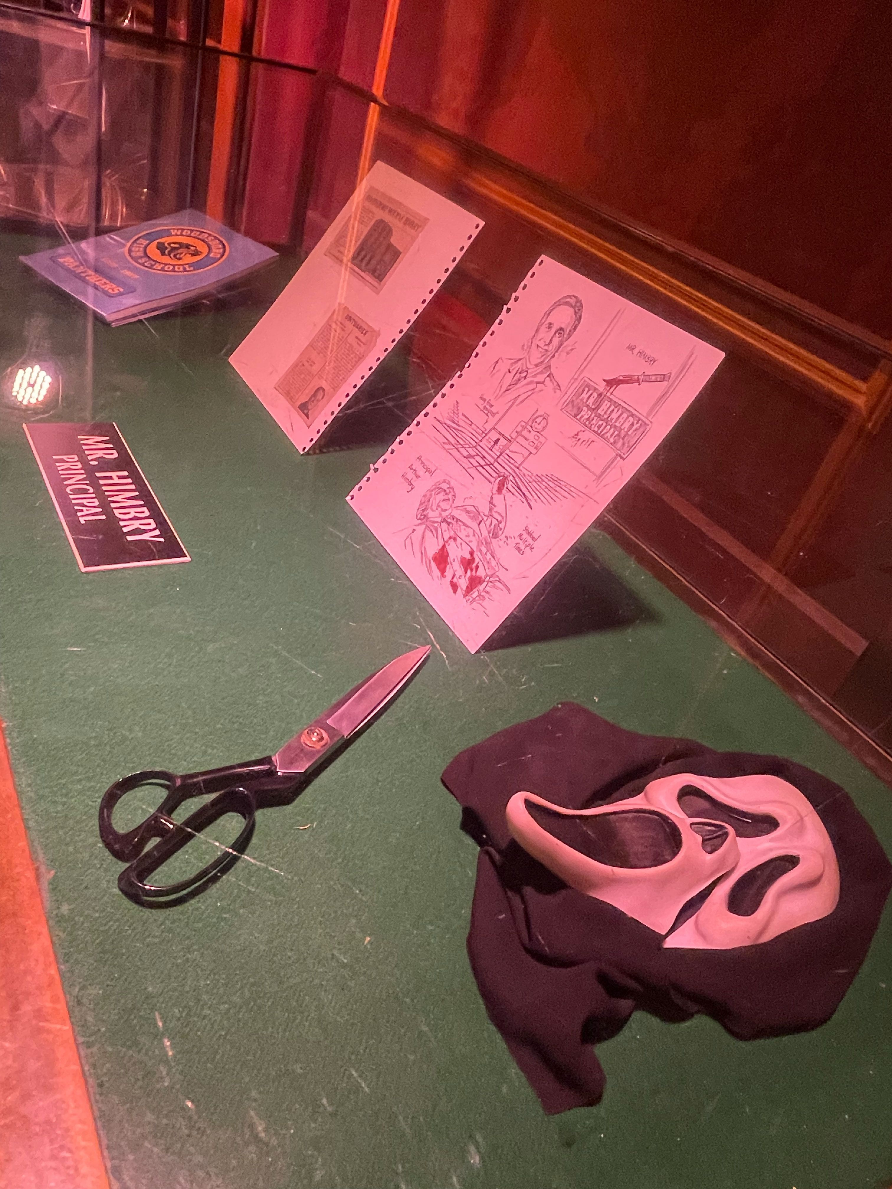 Key Khimbry props in the Scream VI experience