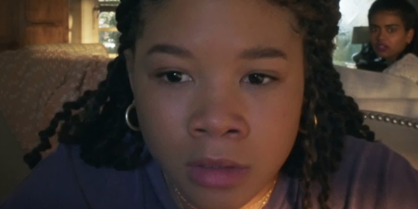 Storm Reid as June searches her missing mother with Megan Suri as Veena in 'Missing'. 