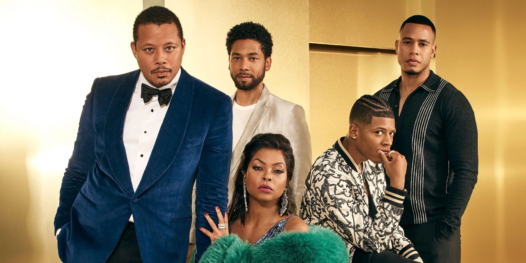 Terrence Howard, Taraji P. Henson, Jussie Smollett, Bryshere Y. Gray et Trai Byers dans Empire.