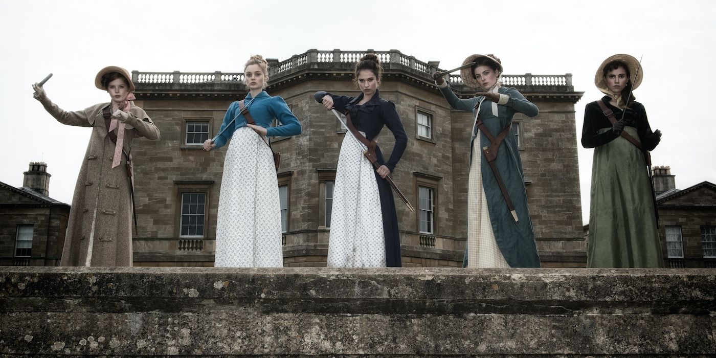 The Bennett sisters in Pride and Prejudice and Zombies