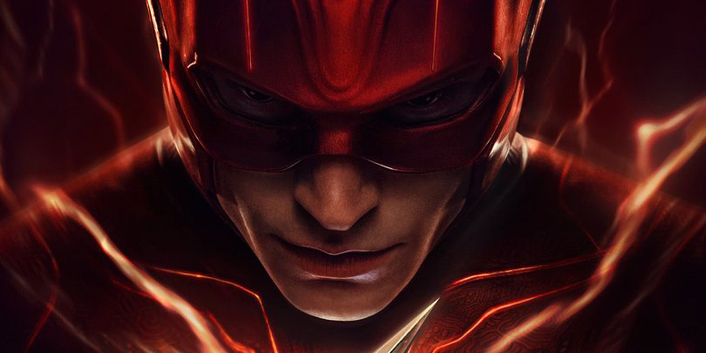 عزرا ميلر على ملصق شخصيتهم لـ The Flash