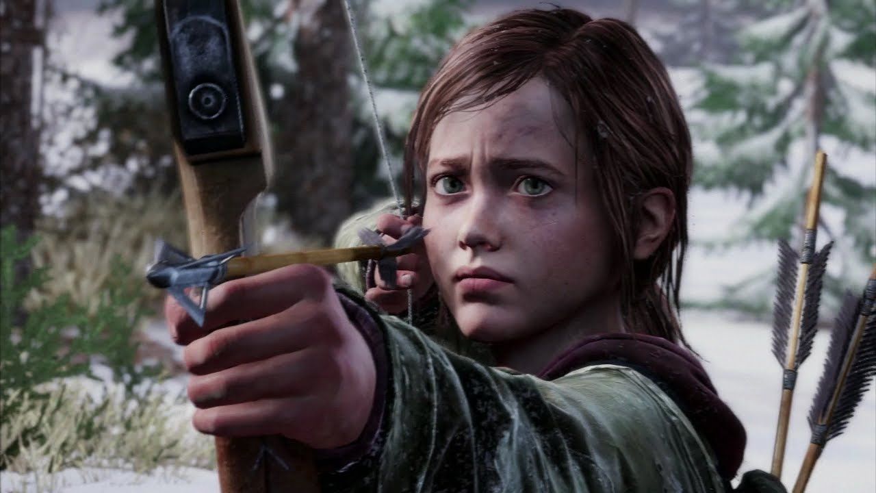 Ellie hunts rabbits in The Last of Us Part I