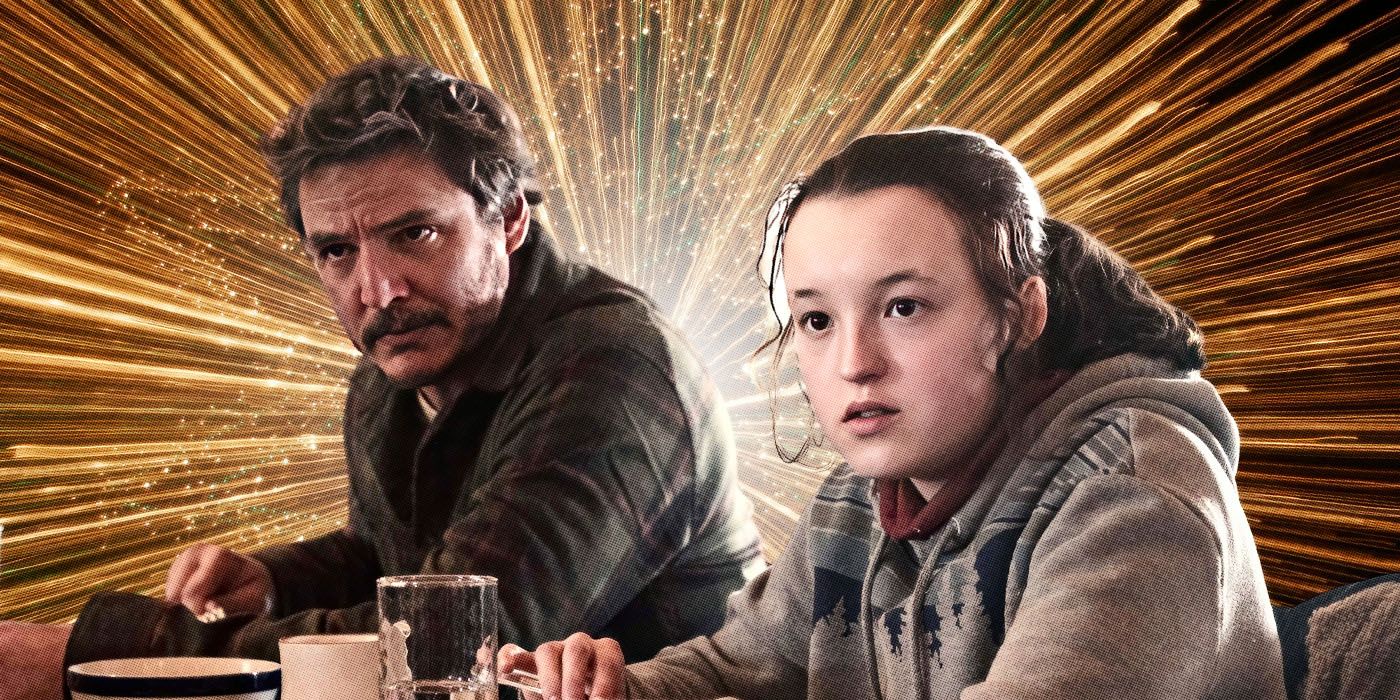 Pedro Pascal and Bella Ramsey in The Last of Us