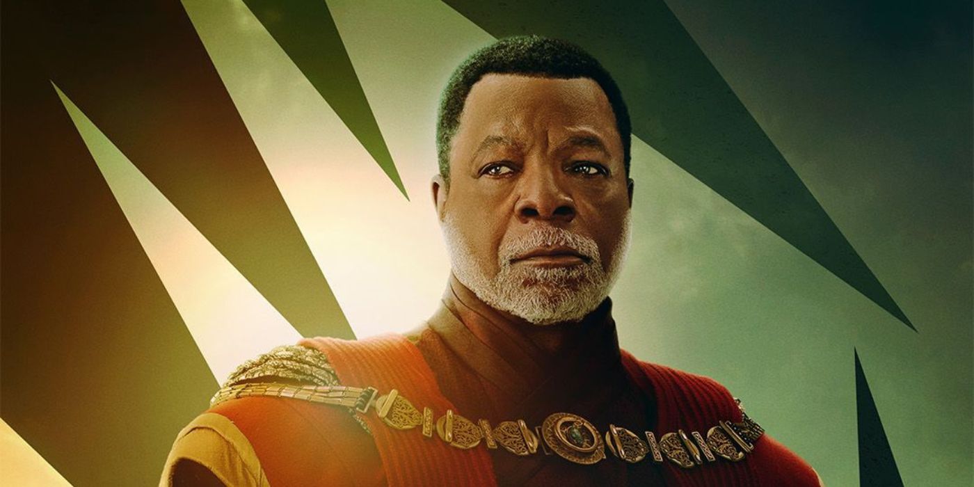 Carl Weathers as Greef Karga on a character poster for The Mandalorian Season 3 