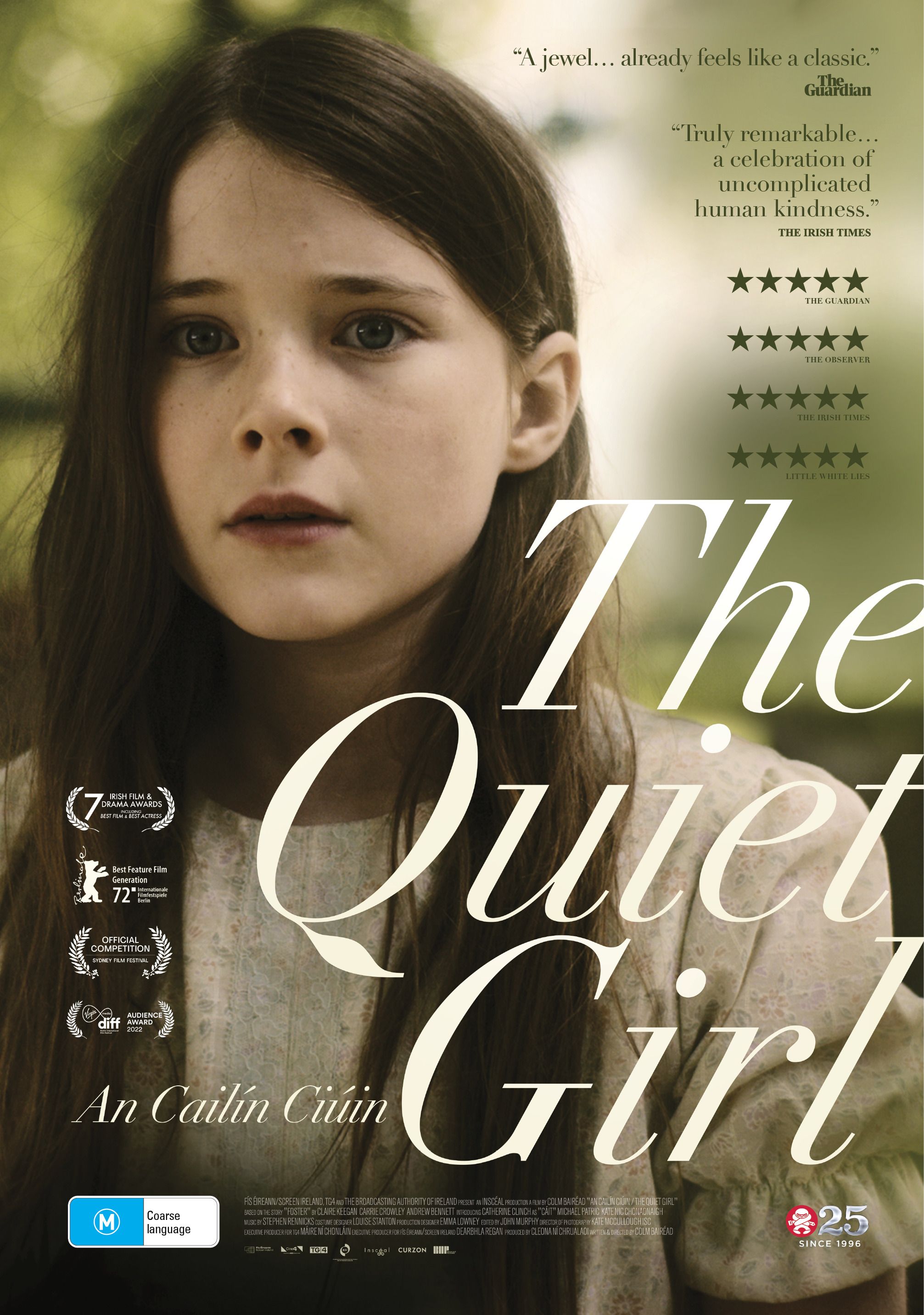 The Quiet Girl Movie Poster with Cait (Catherine Clinch) as the focal point