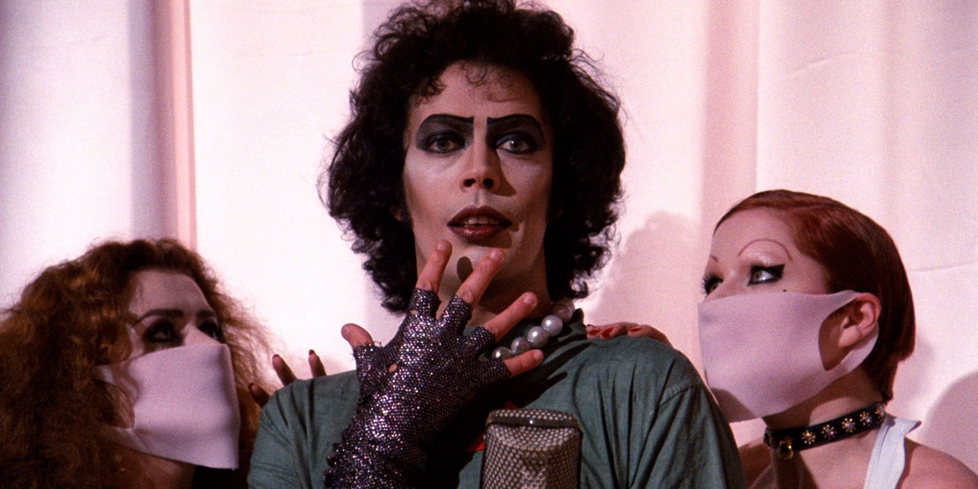 Three drag queens in 'The Rocky Horror Picture Show'