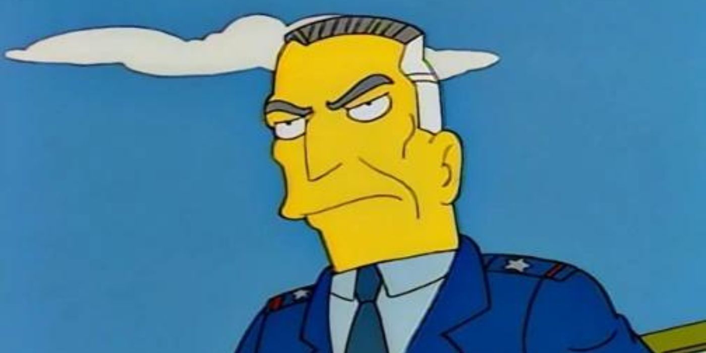 Colonel Leslie Hapablap, voiced by R. Lee Ermey, in 'The Simpsons'