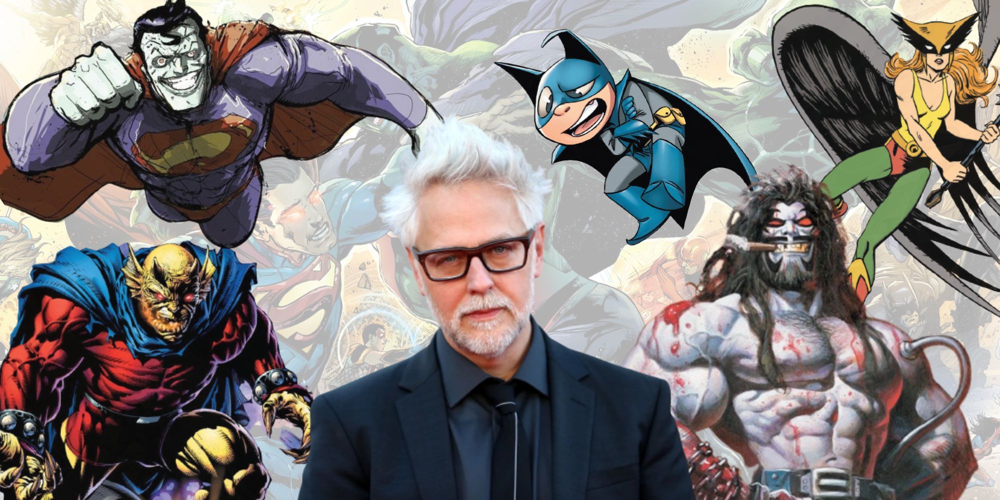 James Gunn, Etrigan The Demon, Lobo, Bizarro Superman, Batmite, Hawkgirl