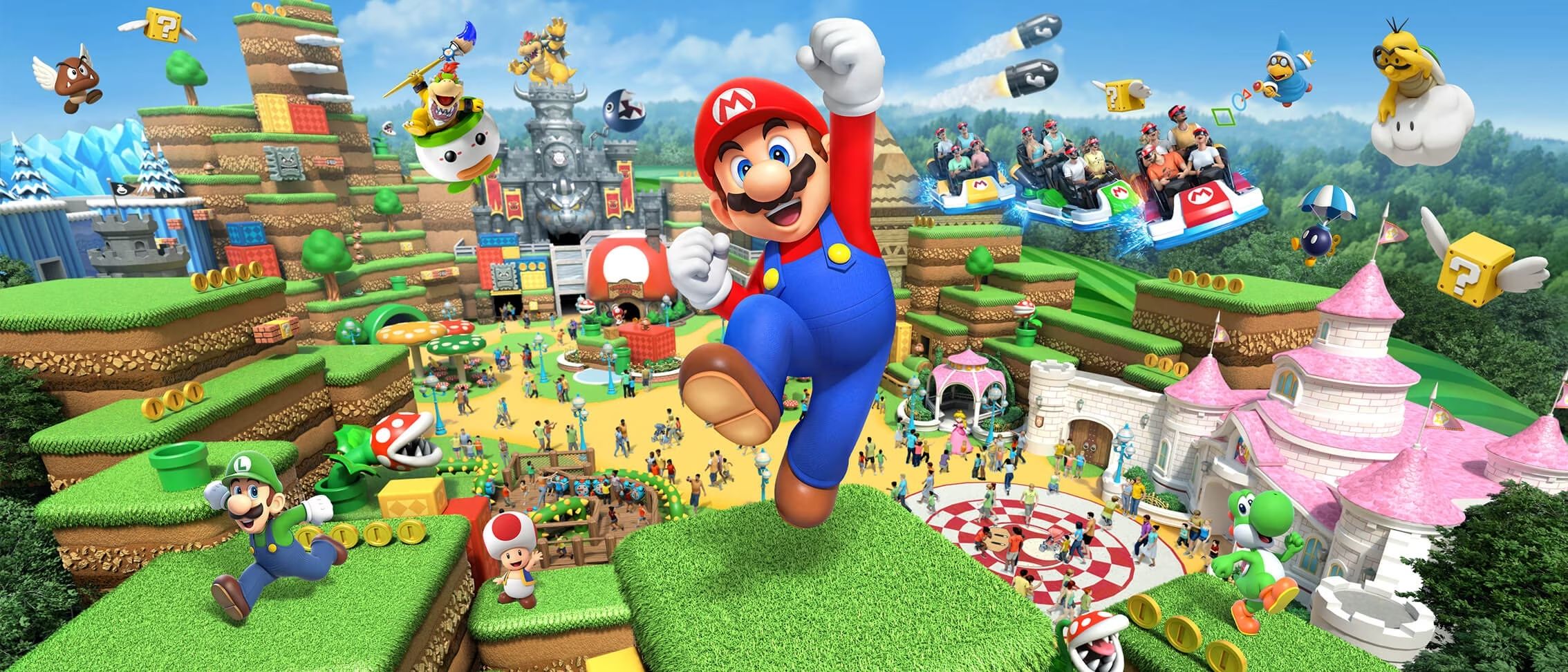 Super Nintendo World di Universal Studios Menghidupkan Kerajaan Jamur