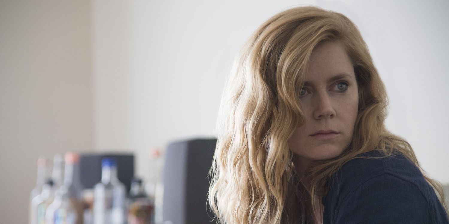 Amy Adams regarde hors champ dans Sharp Objects.