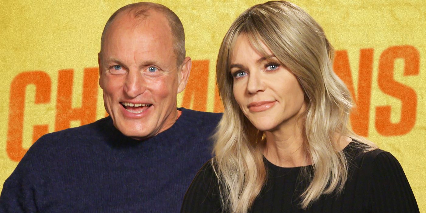 WOODY-HARRELSON-KAITLIN-OLSON-Interview-Champions