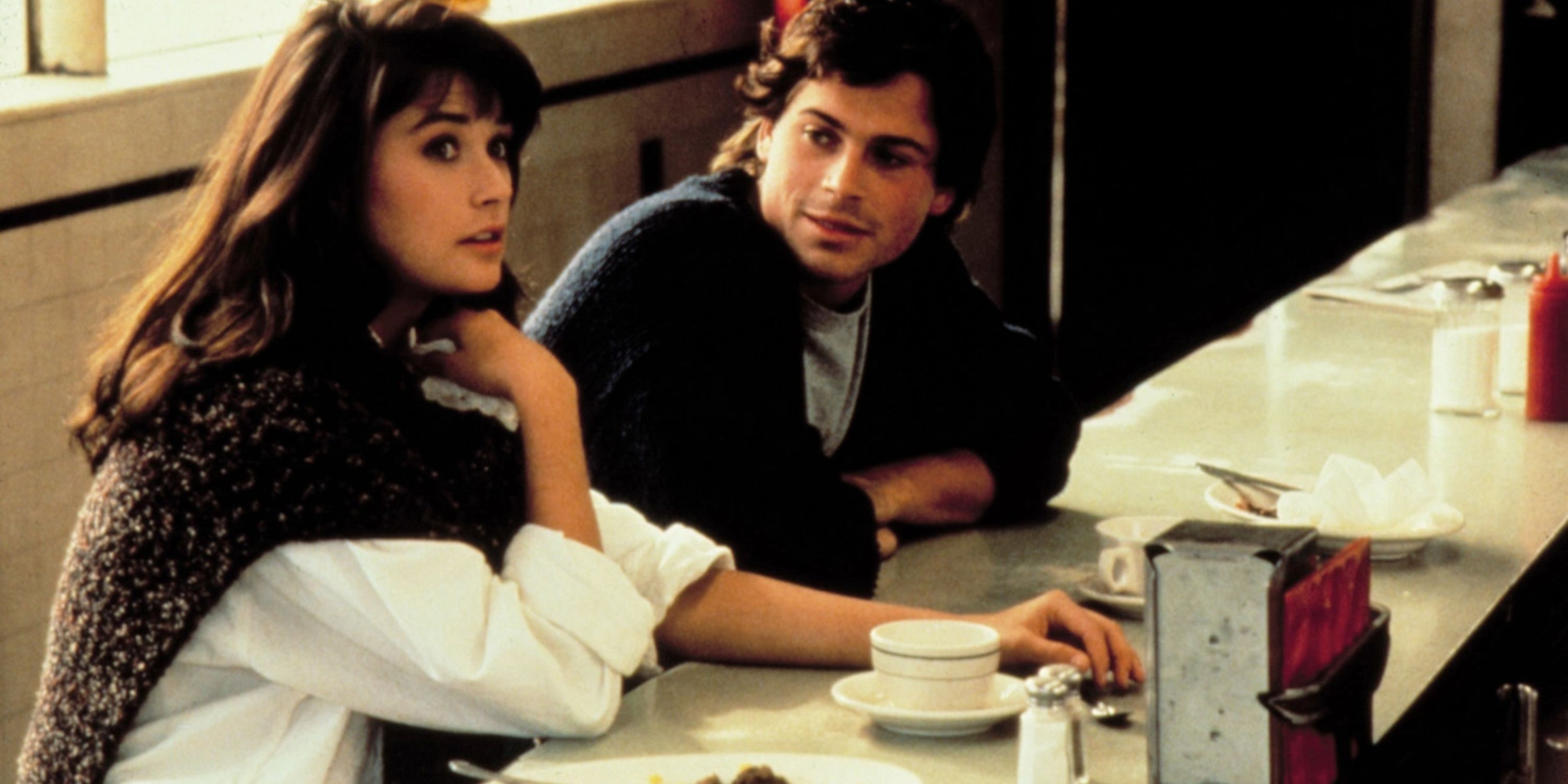10 brat pack movies - About Last Night starring Demi Moore and Rob Lowe as the main couple