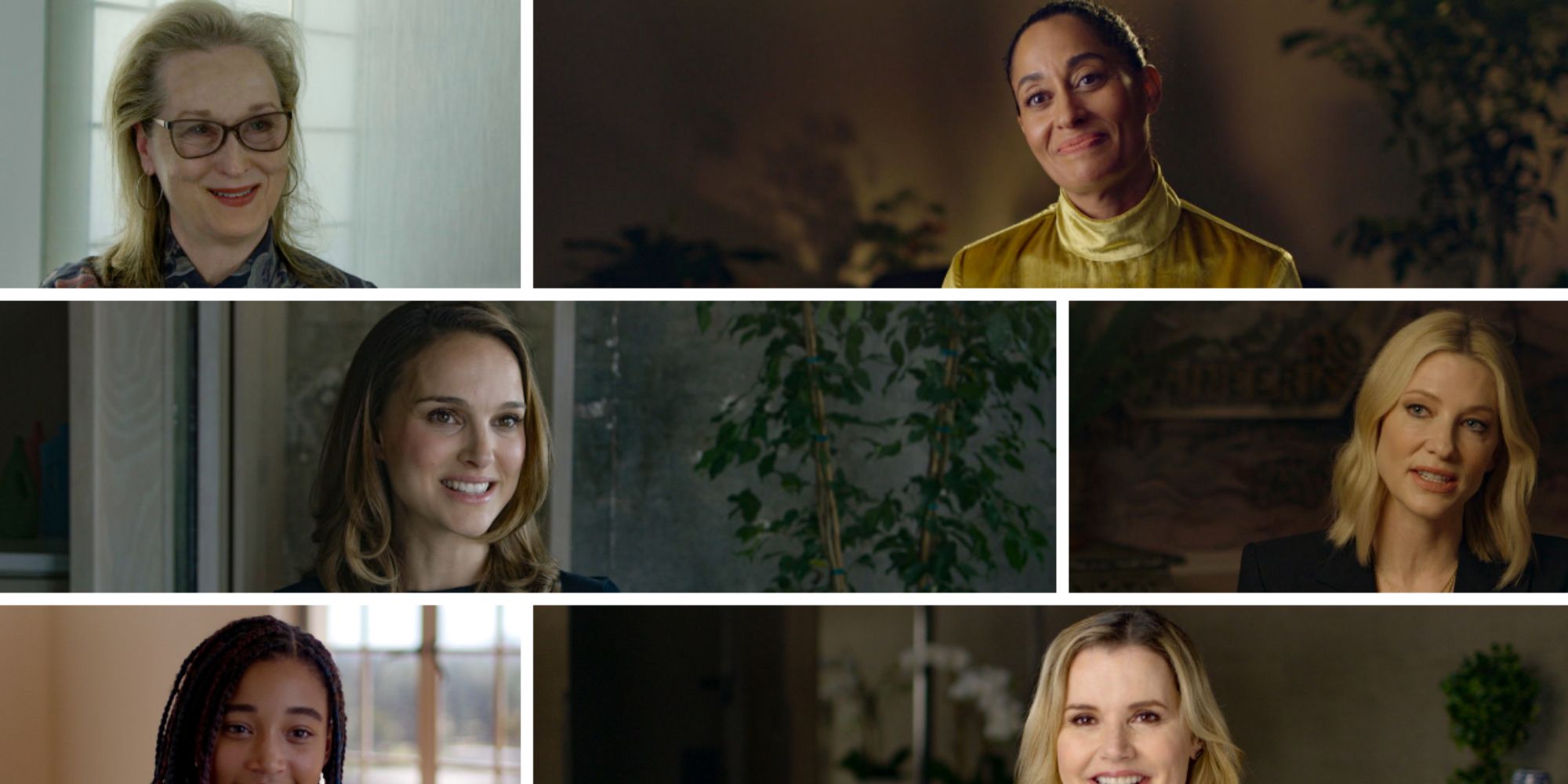 Des actrices comme Natalie Portman, Cate Blanchett et Meryl Streep dans This Changes Everything