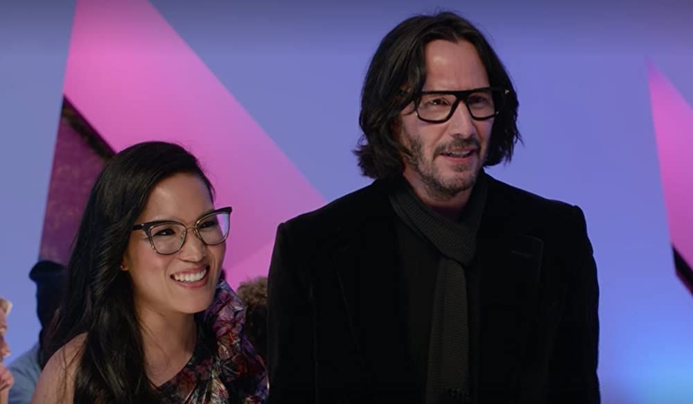Ali Wong and Keanu Reeves in Always Be My Maybe. 