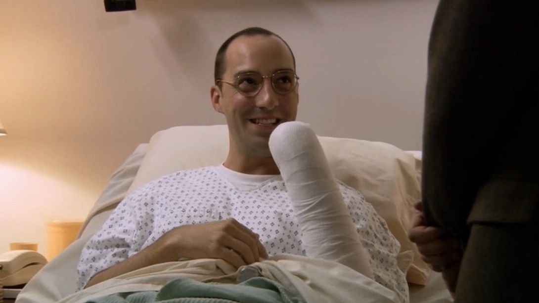 Tony Hale as Buster in the Arrested Development episode, Hand to God. 