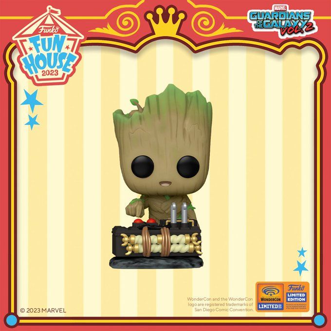 Funko WonderCon 2023 - Guardians of the Galaxy Vol. 2 Baby Groot deals Marvel MCU