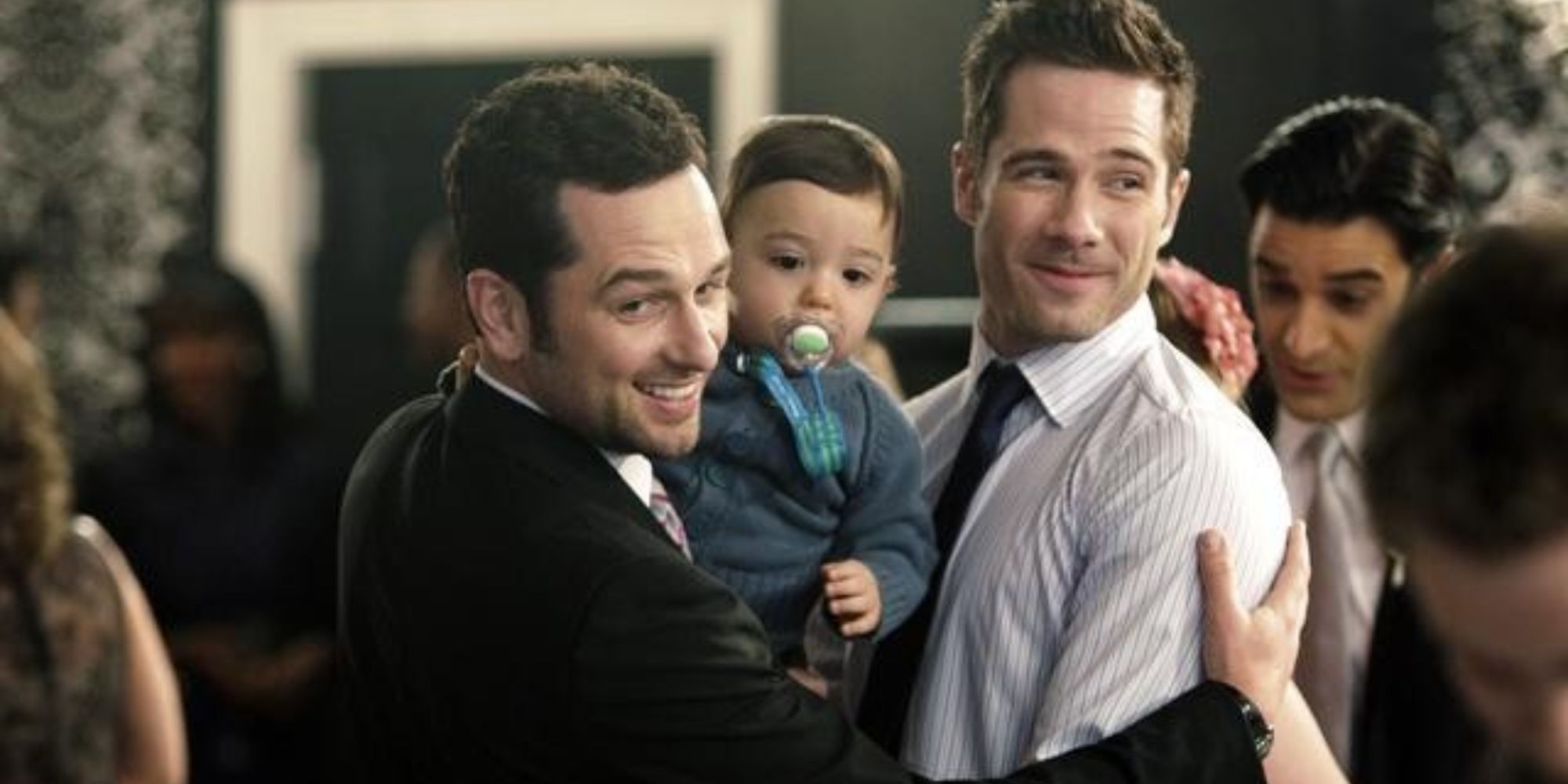 Kevin and Scotty with their son in Brothers and Sisters (2006 - 2011)