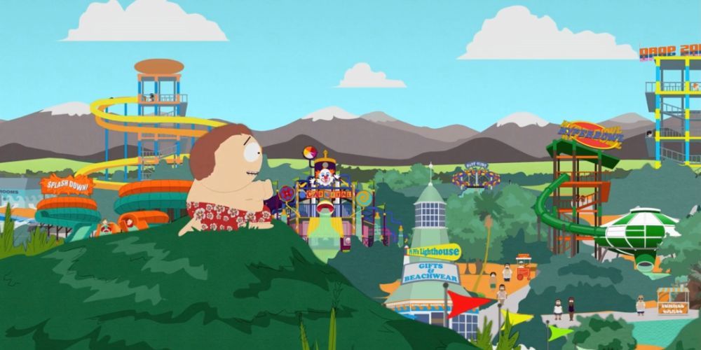 Cartman singing Not My Waterpark in South Park episode 'Pee'