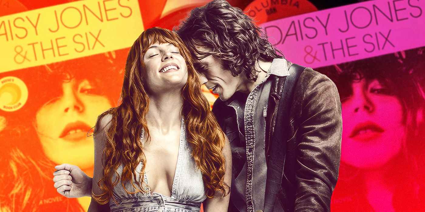 Riley Keough and Sam Claflin in Daisy Jones and The Six