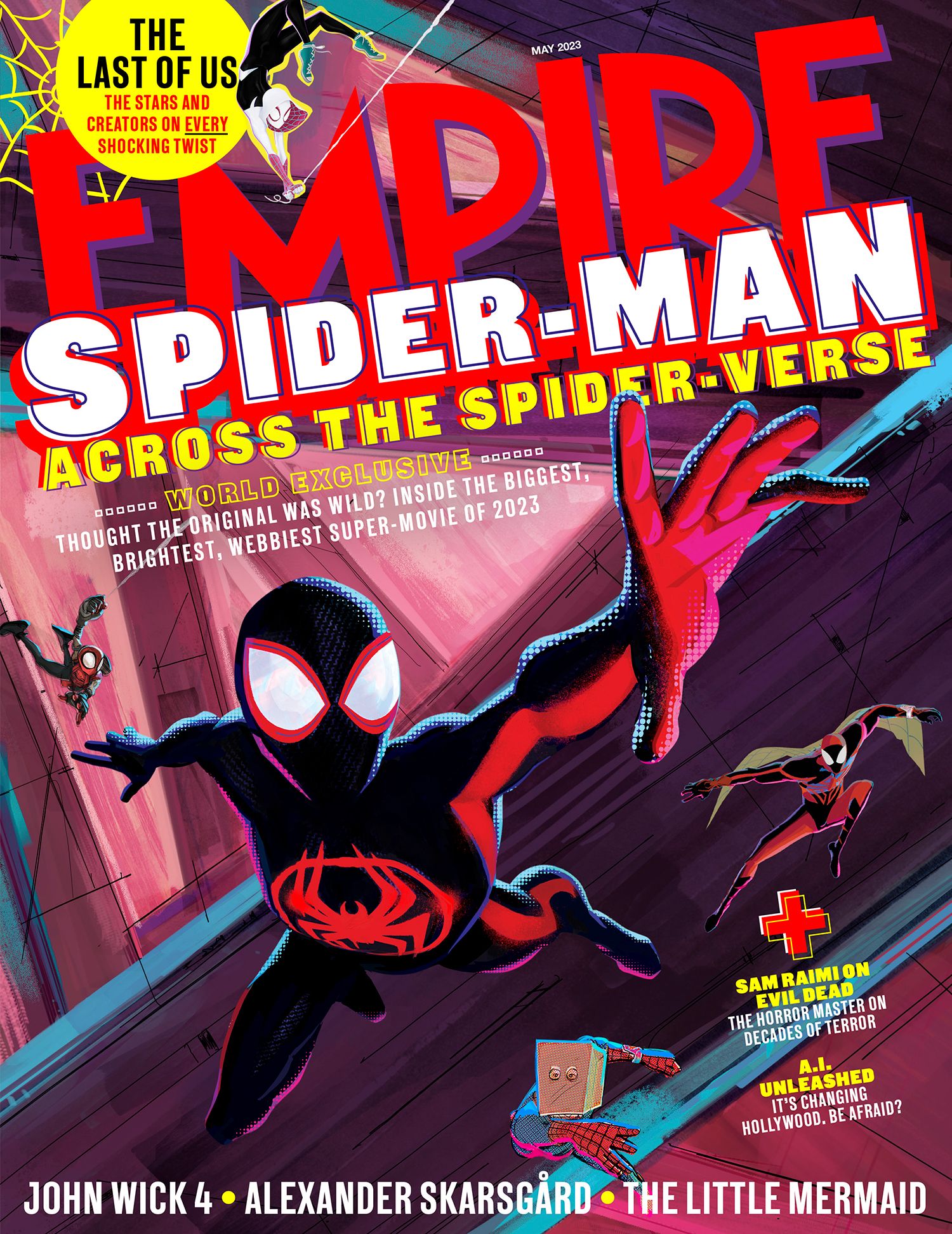 spider man across the cover of spider empire