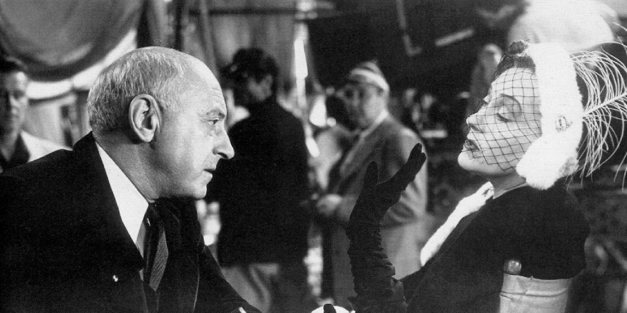 Gloria Swanson and Cecil B. Demille in Sunset Boulevard
