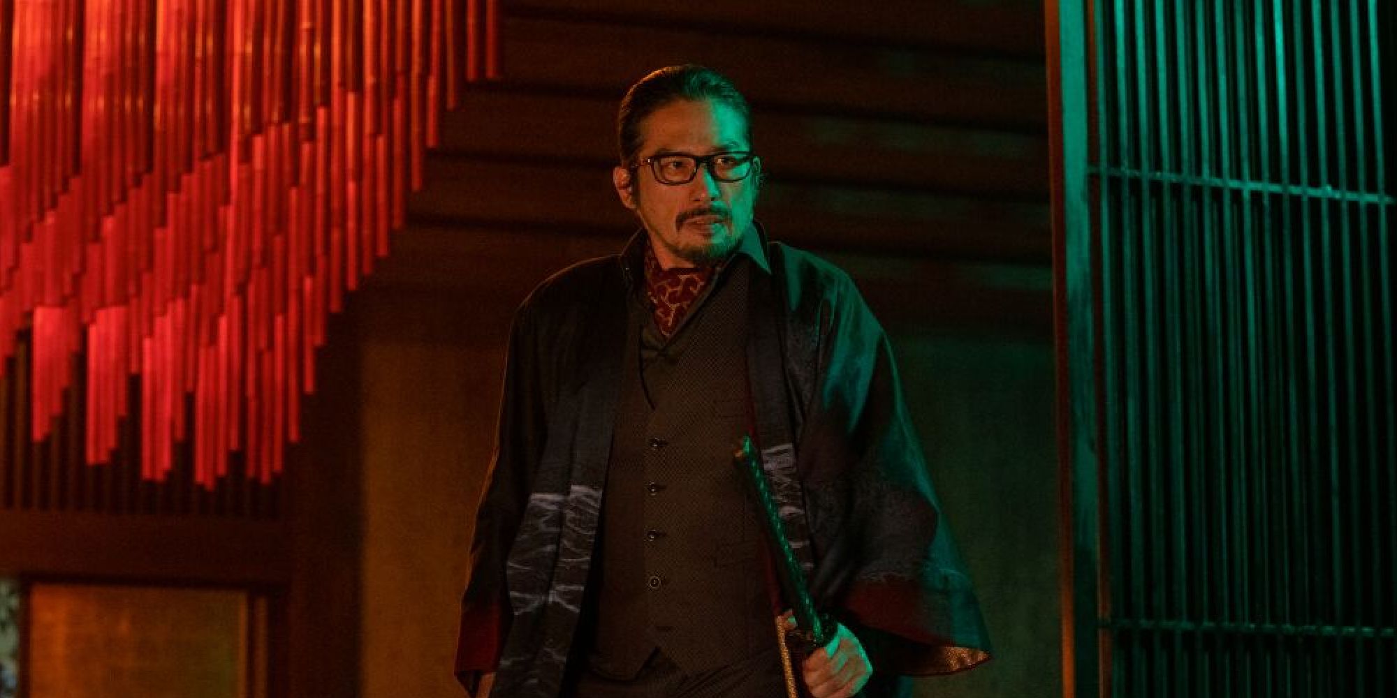 Hiroyuki Sanada dans le rôle de Koji Shimazu dans John Wick Chapitre 4