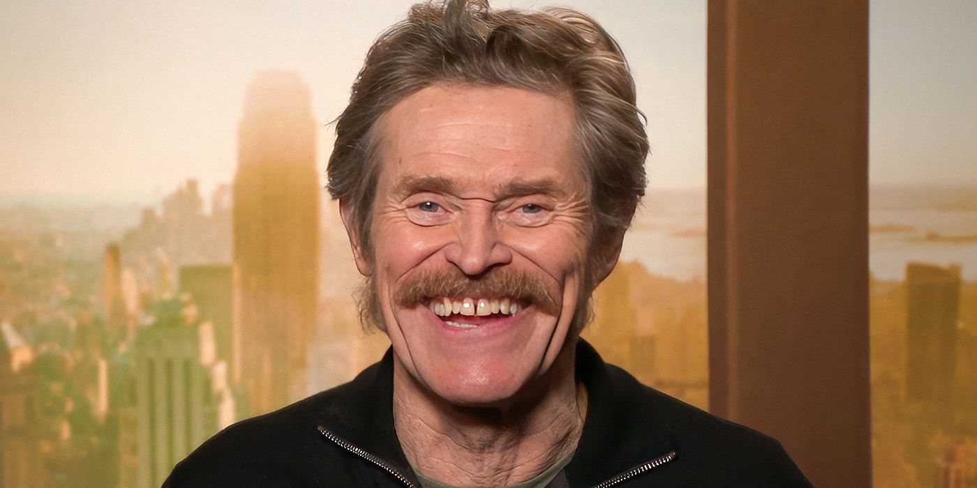 Willem Dafoe lors d'une interview pour Inside