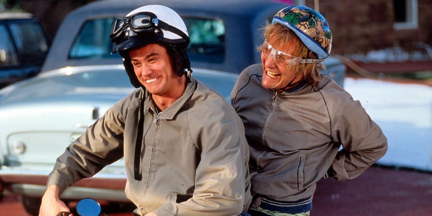 Jim Carrey and Jeff Daniels in Dumb and Dumber