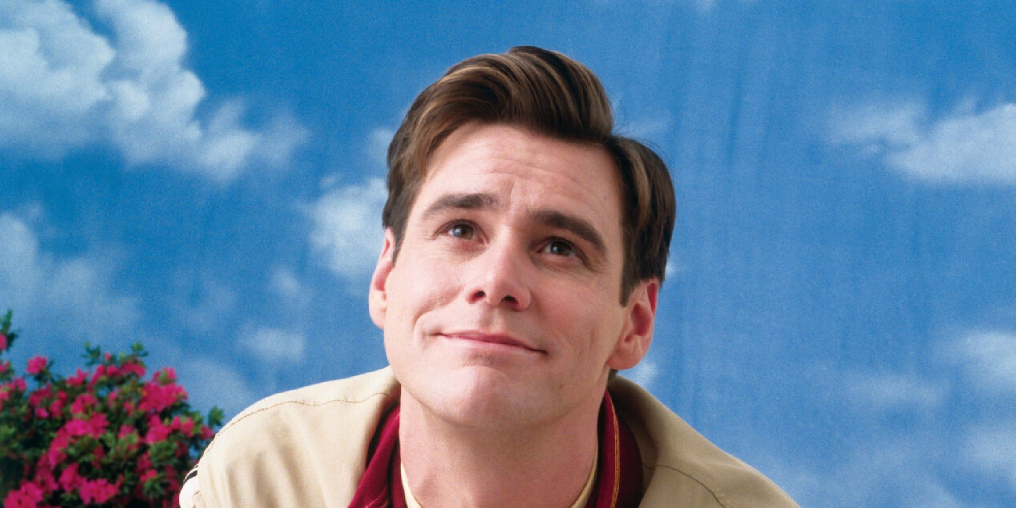 Jim Carrey smiling in The Truman Show