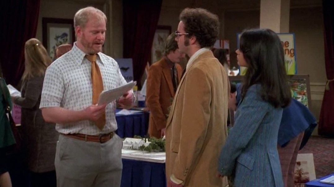 Jim Gaffigan with Danny Masterson and Mila Kunis in That 70s Show. 