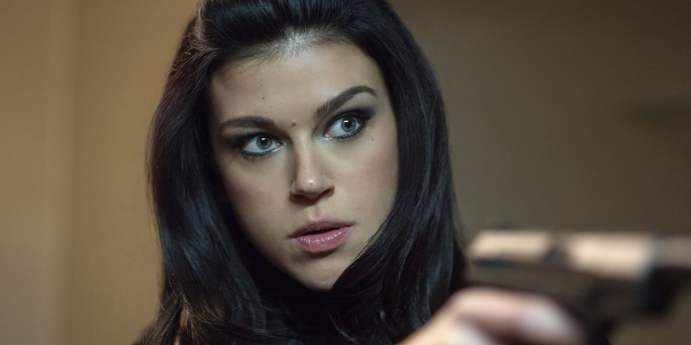 Adrianne Palicki as Ms. Perkins in John Wick