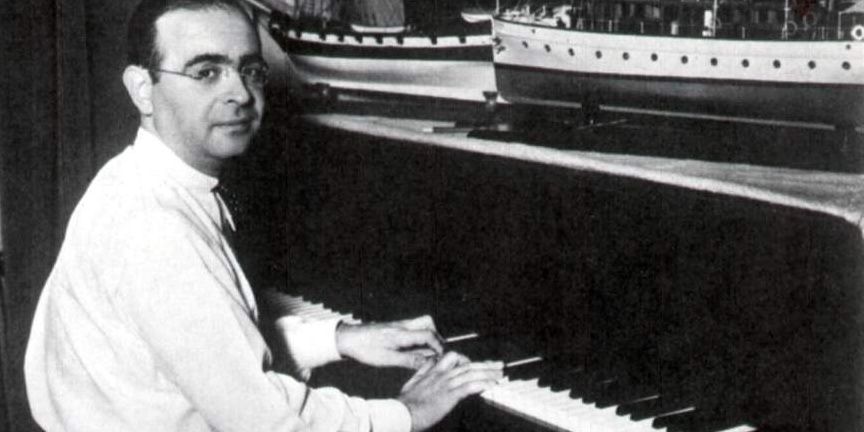 Max Steiner au piano