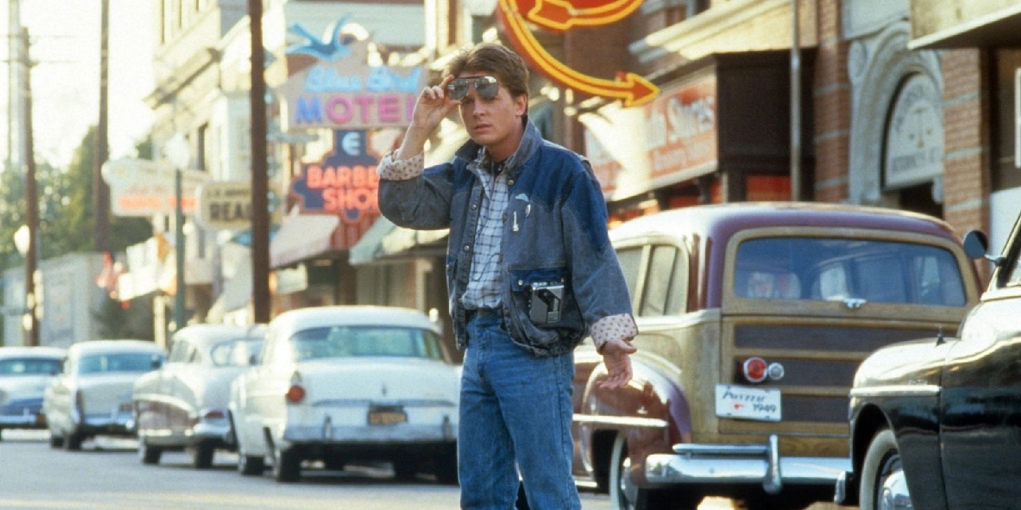 Michael J. Fox as Marty McFly in Back to the Future