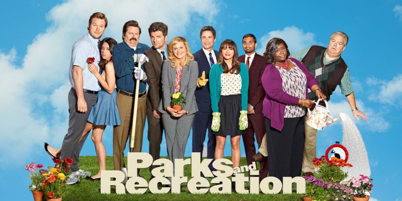 Li’l Sebastian Supports the Dual Strike With the Cast of ‘Parks and Recreation’