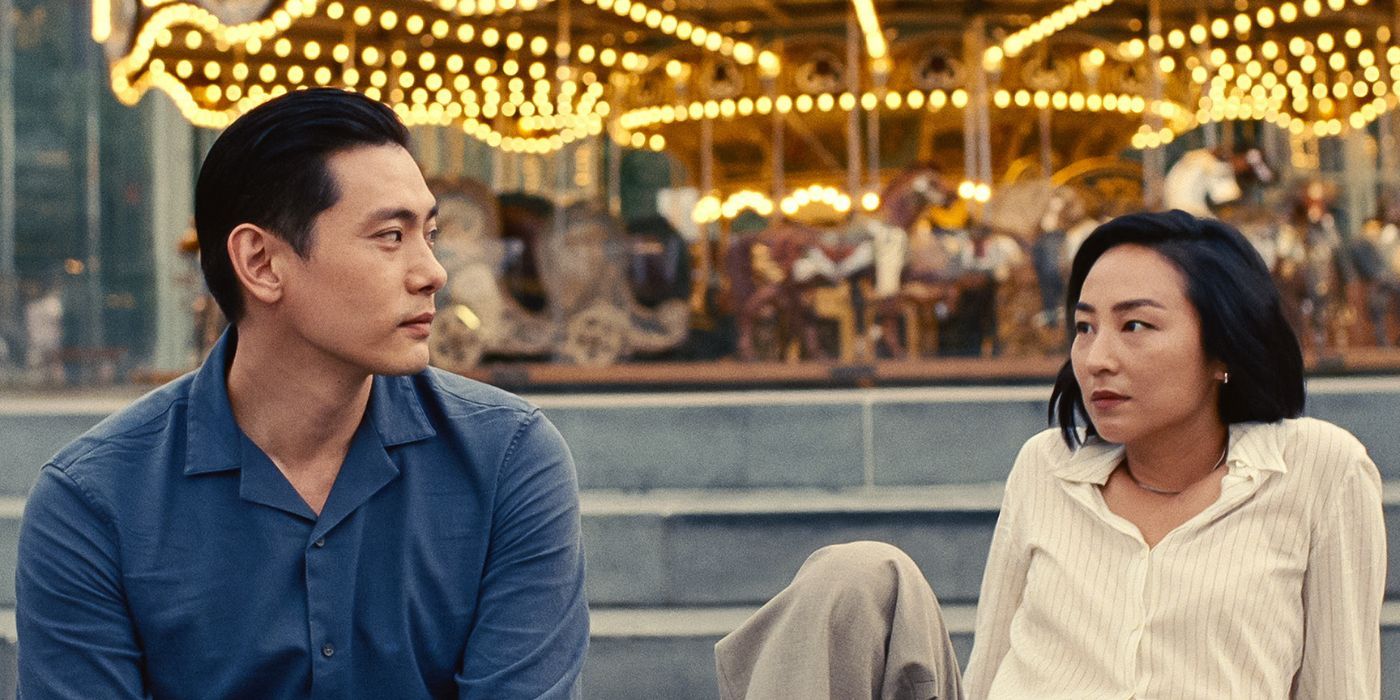 Teo Yoo et Greta Lee dans Past Lives 