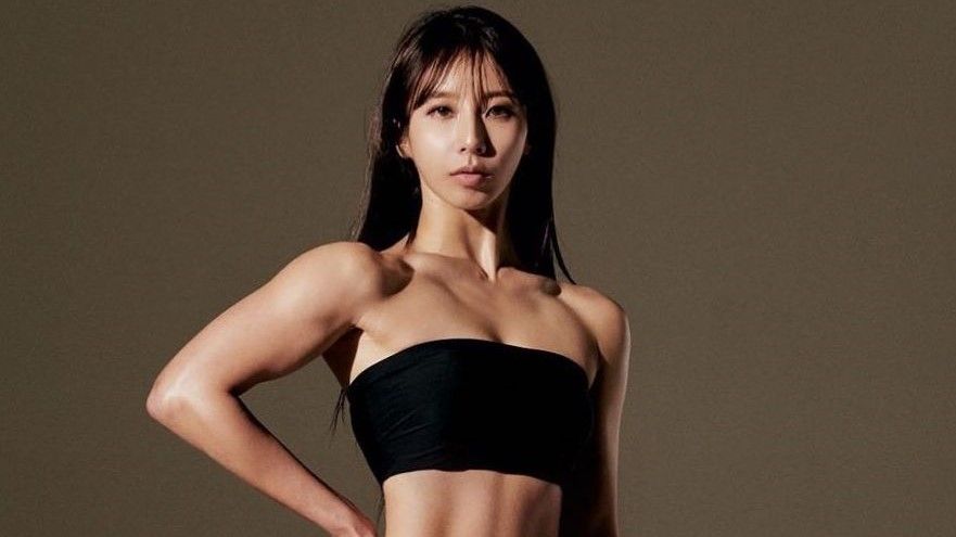 Kim Da-young, a contestant on Netflix's Physical: 100. 