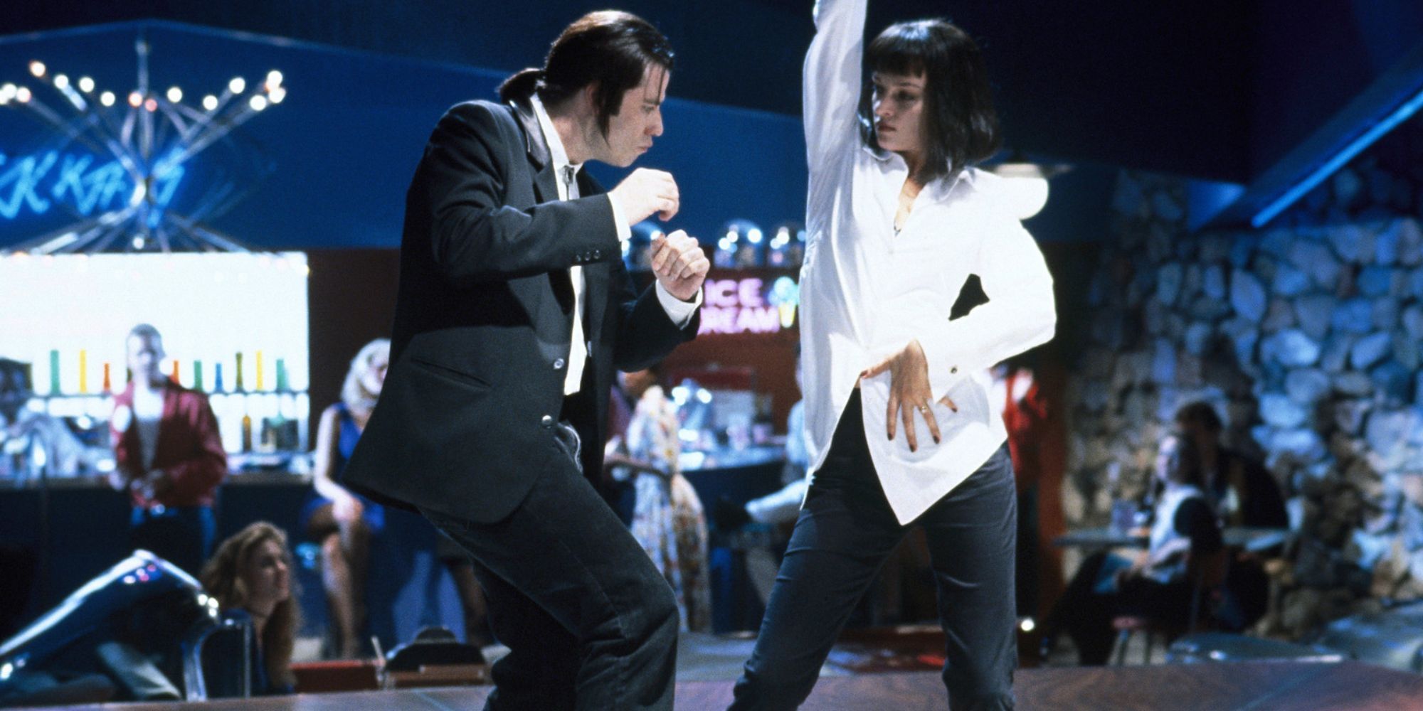 John Travolta and Uma Thurman dancing in 'Pulp Fiction'