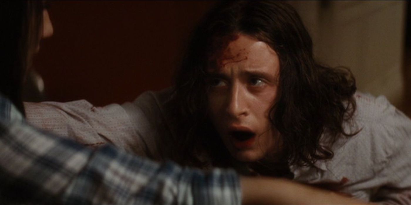 Rory Culkin getting stabbed as Charlie in Scream 4 