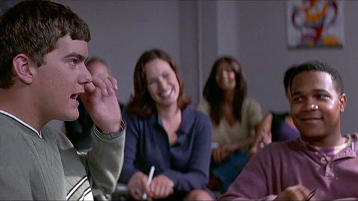 Joshua Jackson as Film School Guy #1 in Scream 2. 