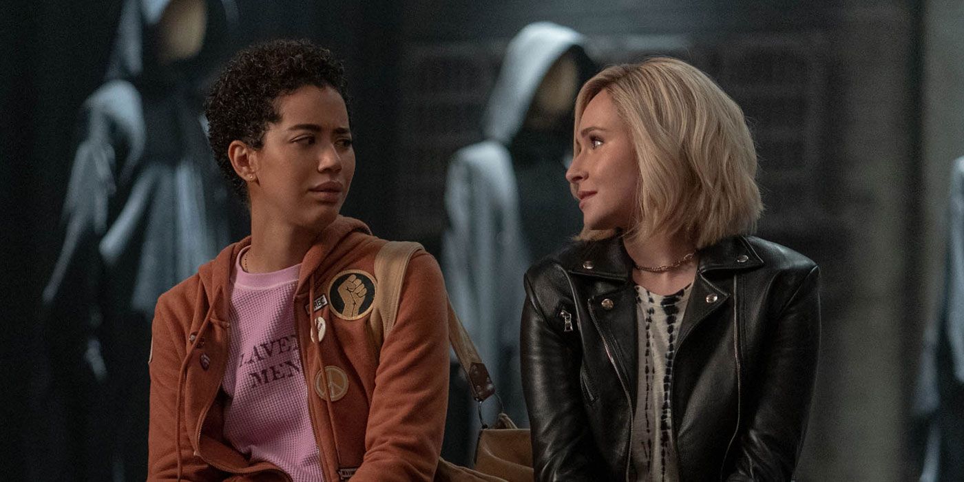 Jasmin Savoy Brown et Hayden Panettiere dans Scream VI