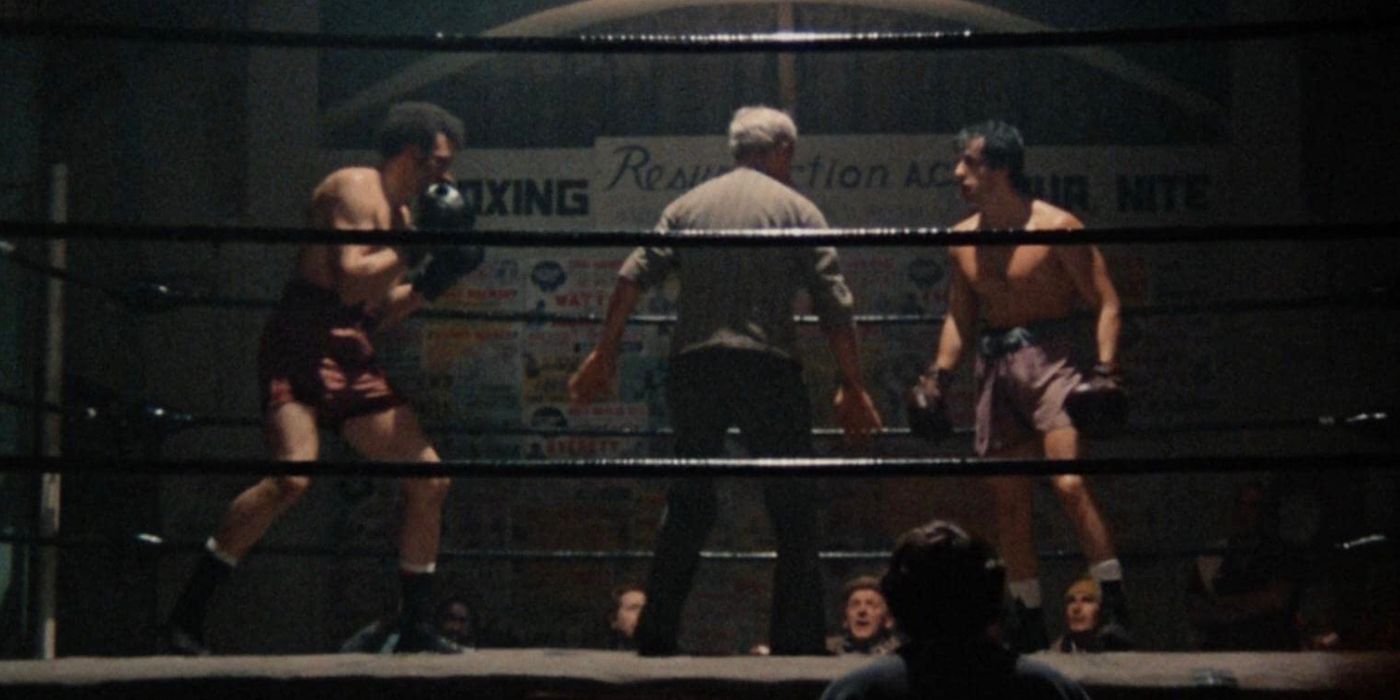 Sylvester Stallone Rocky in the Ring in Rocky