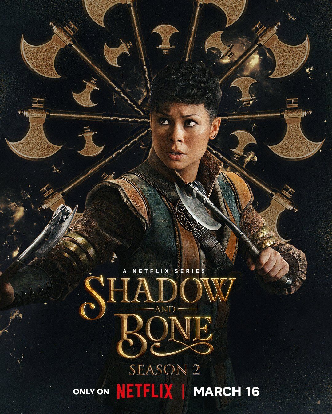 Anna Leong Brophy dans le rôle de Tamar dans Shadow and Bone Saison 2 Character Poster