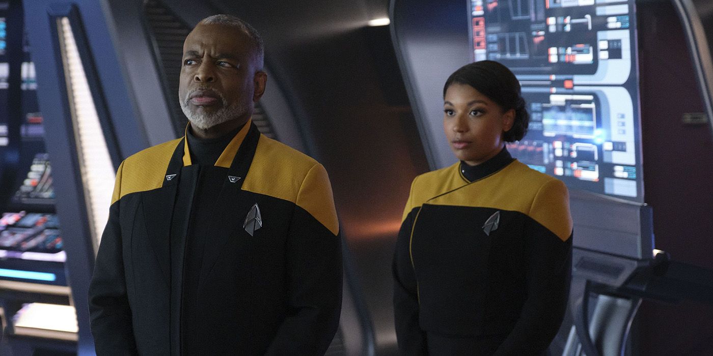 LeVar Burton and Mica Burton in Star Trek Picard Season 3