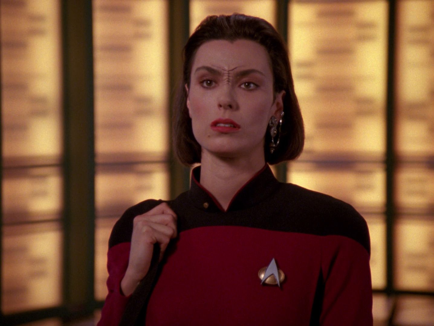 Michelle Forbes as Ro Laren in Star Trek The Next Generation