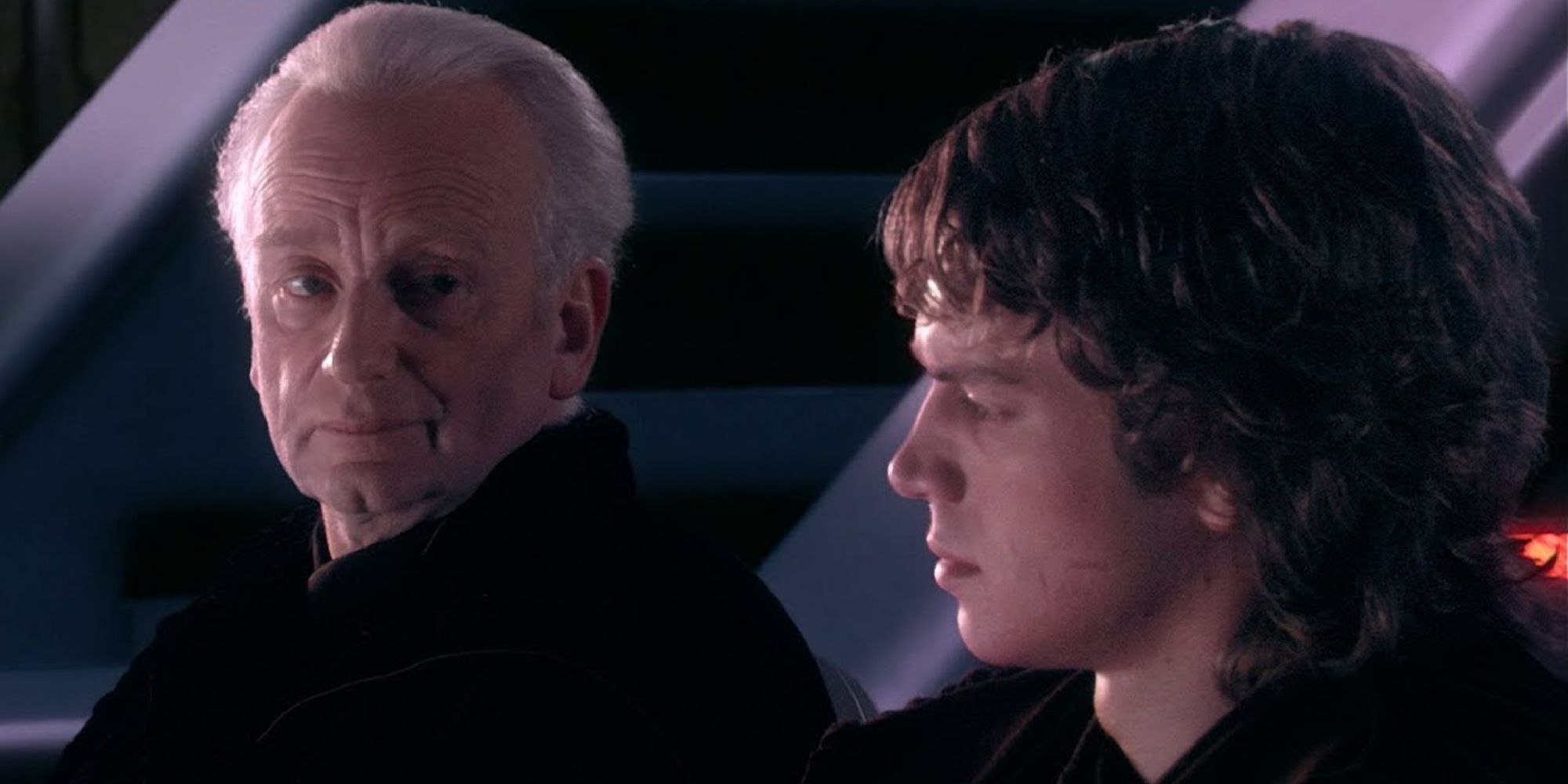 Palpatine talking to Anakin at the opera in Star Wars - Revenge of the Sith - 2005